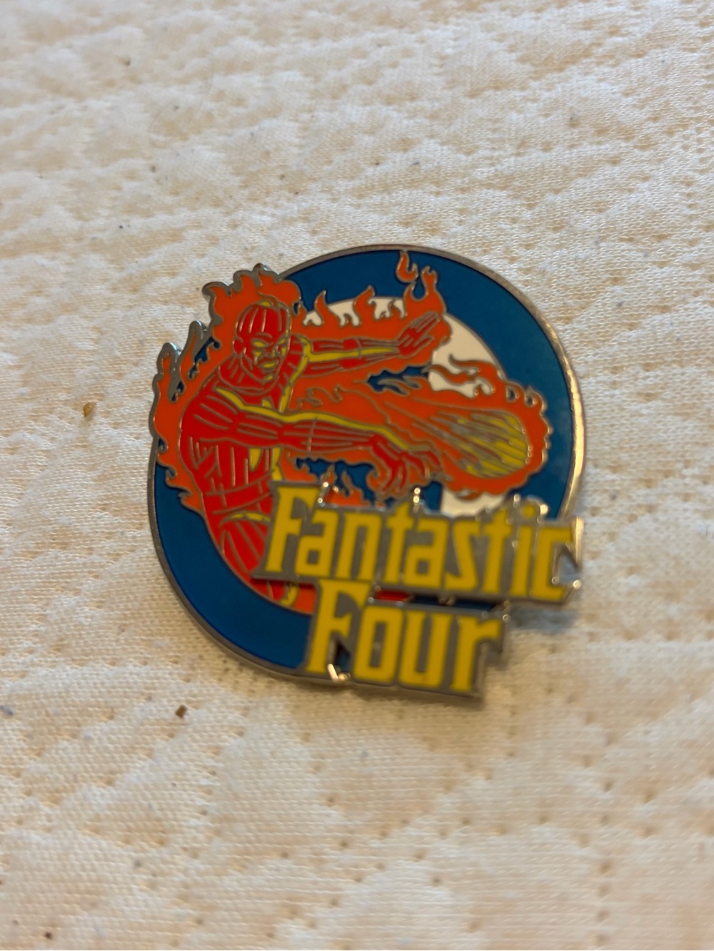 2023 Disney Pin 3D Marvel Fantastic Four Human Torch Fire Flames Limited Edition